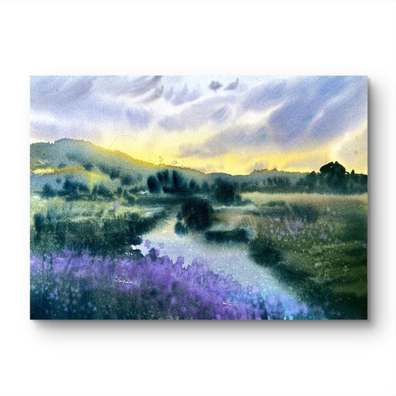 Sunset . Original artwork