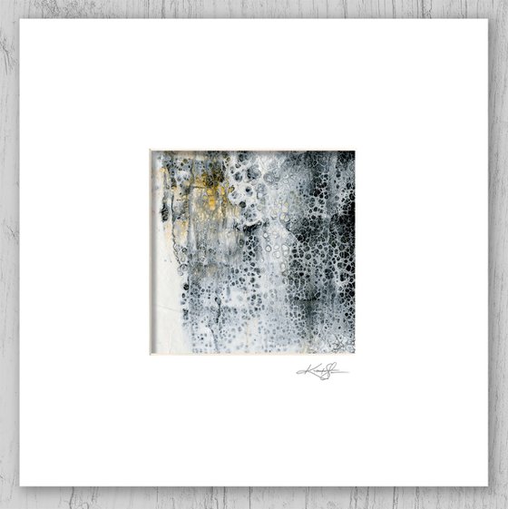 Abstract Secrets Collection 8 - 4 Abstract Paintings in mats by Kathy Morton Stanion