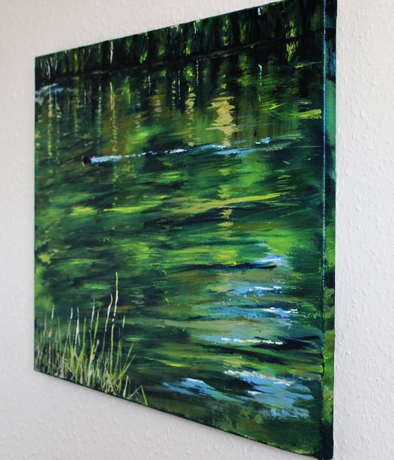 Twilight and Moorhen