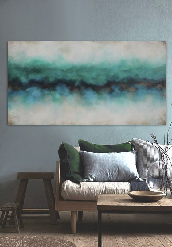 raw seascaping (150 x 80 cm)