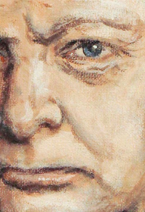 Portrait of Winston Churchill by Tim Wetherell