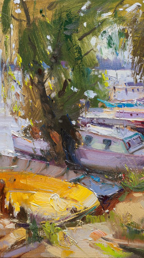 ' Tisa boats ' by Stojan Milanov