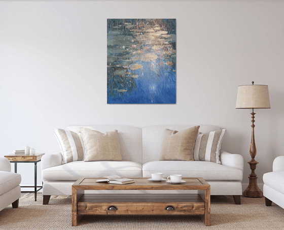 Water Lilies and Reflections