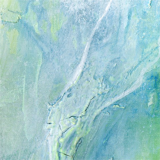 Simple Prayers 6 - Textured Abstract Painting by Kathy Morton Stanion