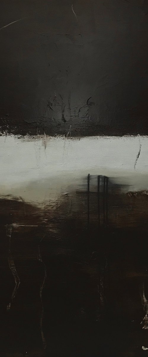 Memory's Breath Minimalist Painting by Kris Haas