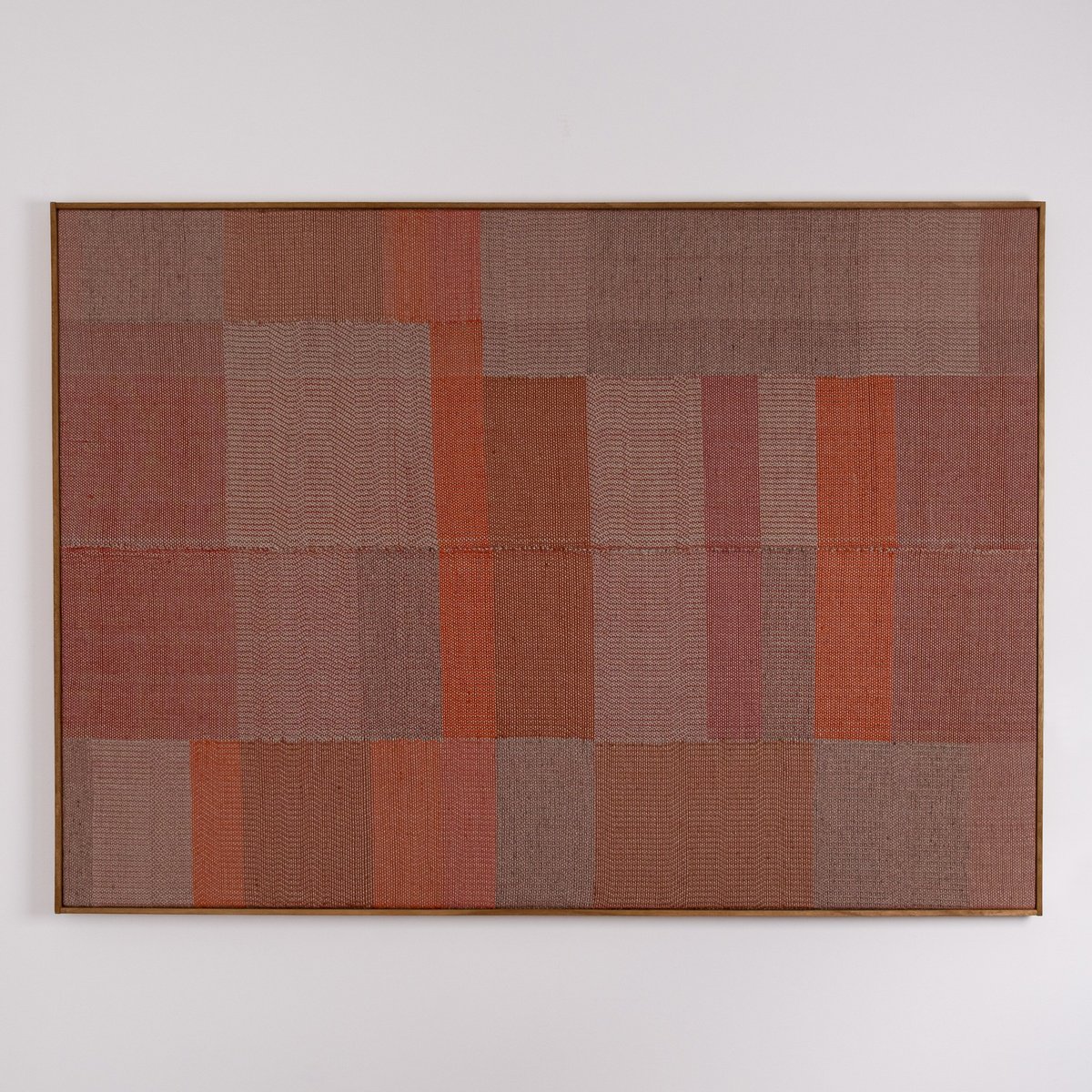 Geometric Abstract Relief By Susanna Costantini, 70 X 50", Pojagi N°3, Original Artwork