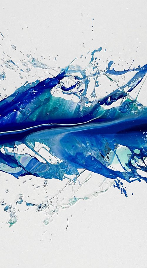 wave in Mykonos by Nikolaos Schizas
