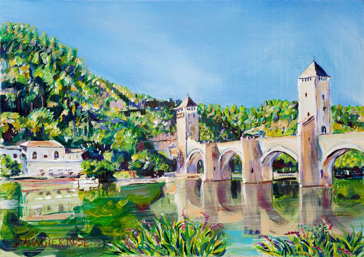 PONT VALENTRE REFLECTIONS by Diana Aungier-Rose