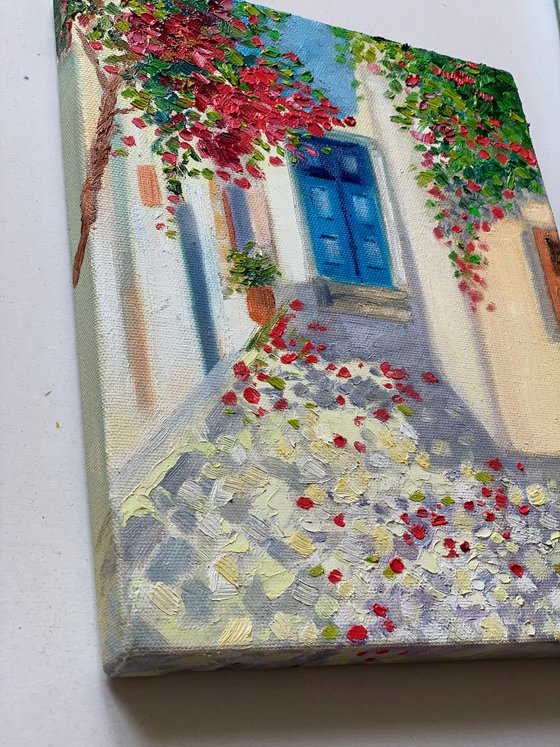 Old Santorini lane