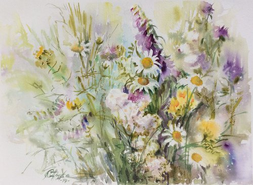 wildflowers by Svitlana Druzhko
