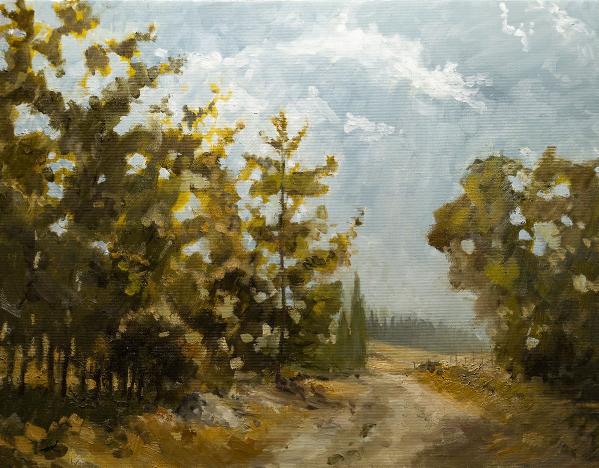 Road To Lower Galilee By Oleg Kamaev, 18 X 14, Artwork For Sale On Artfinder