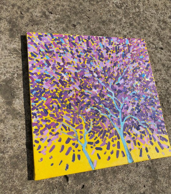 Violet tree