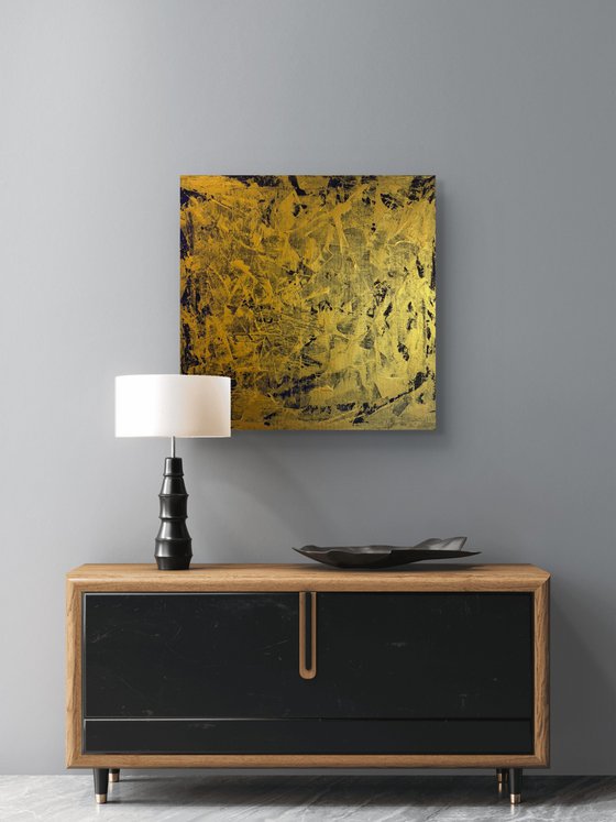Echoes of Fire 70x70x2 cm