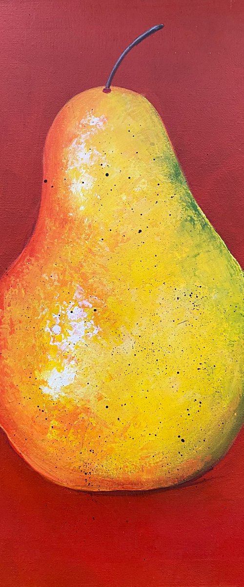 A pear by Dolgor Dugarova