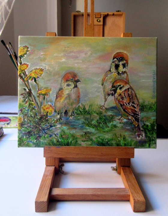 Sparrows and Dandelions