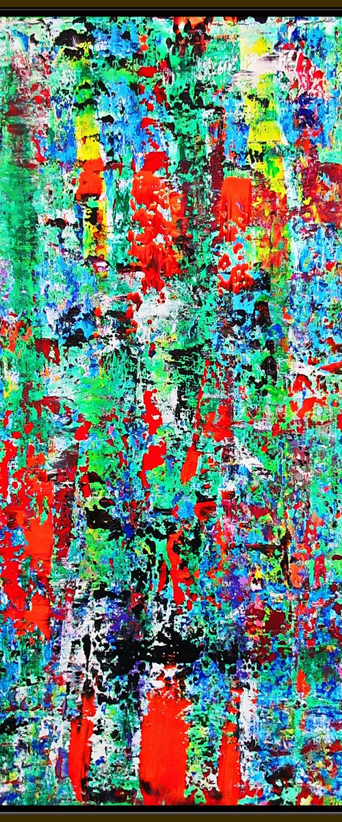 CARIBBEAN ATOLL,  XL,  framed by Tomaž Gorjanc - Tomo