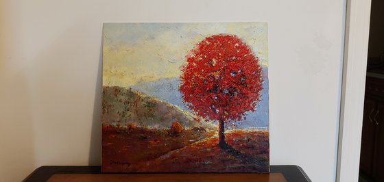 Red tree,,,