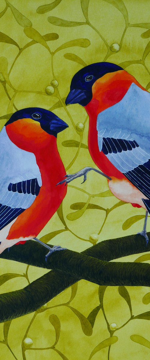 Bullfinches by Karina Danylchuk