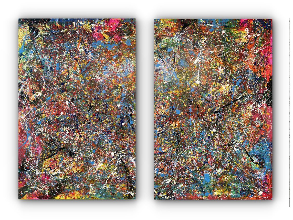 Abstract Painting By Juan Jose Garay, 104 X 79", Yoursilencemakes..., Original Artwork