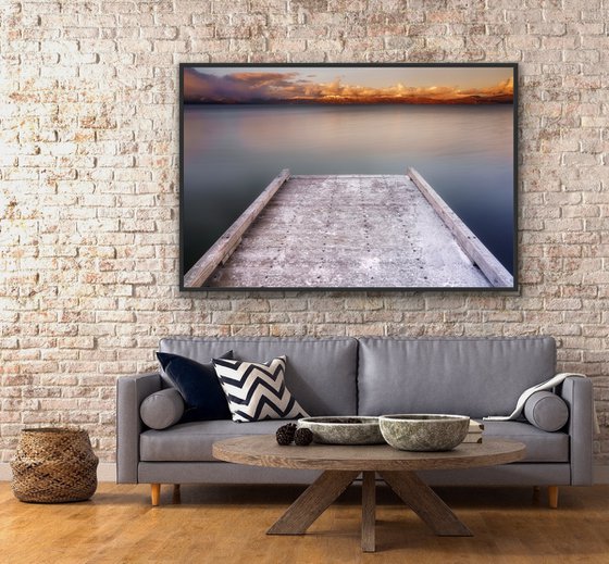 White Pier, Lake Tahoe - FRAMED - Limited Edition