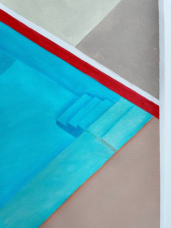 Swimming pool Abstract geometric SP3