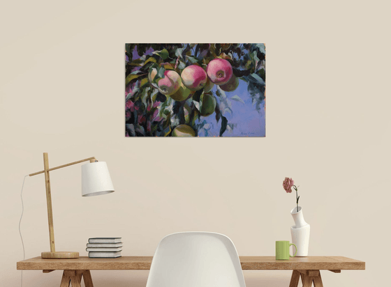 "Apples in the garden"