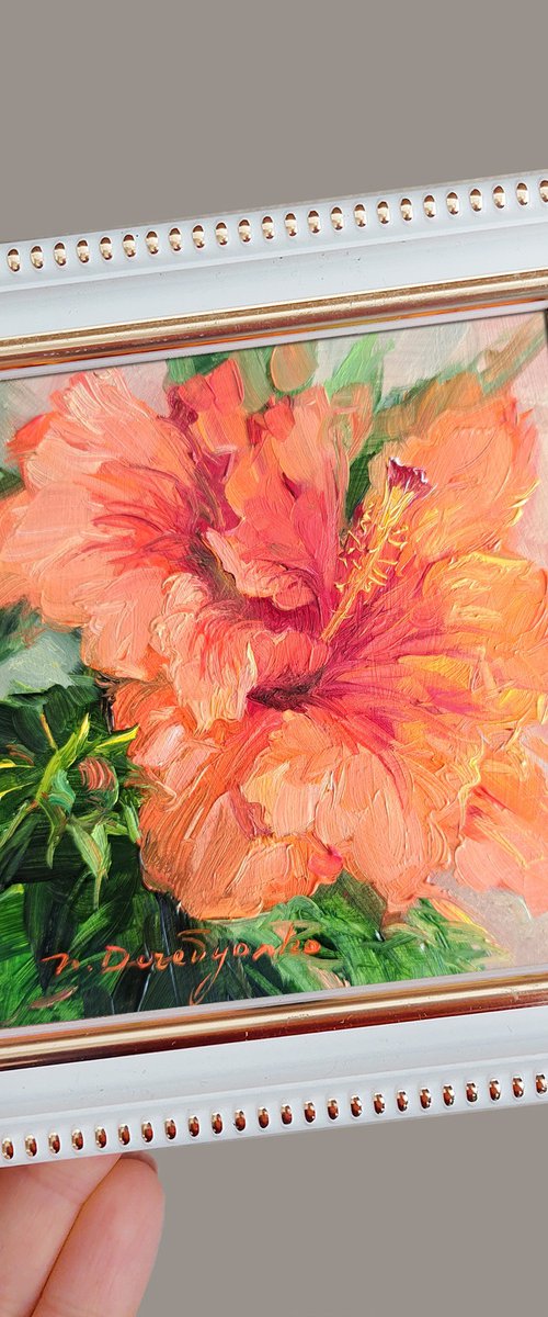 Hibiscus flower by Nataly Derevyanko