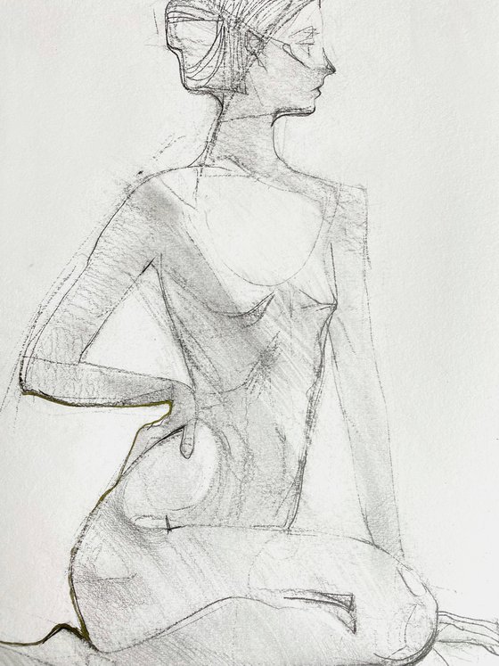 Female figure sketch #3