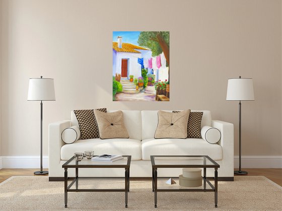 Laundry Day in Tuscany