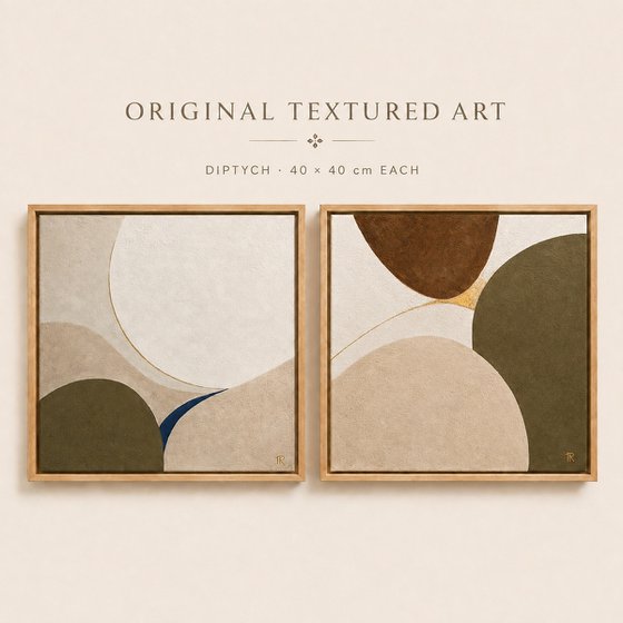 QUIET MOTION II - Diptych