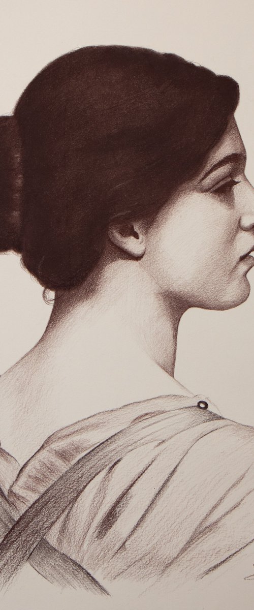 Woman Portrait No.5 by Mariam Darchiashvili