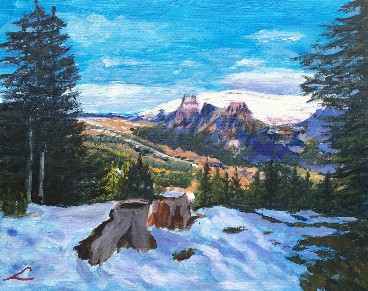 The Last Snow By Elena Sokolova, 20 X 16, Artwork For Sale On Artfinder