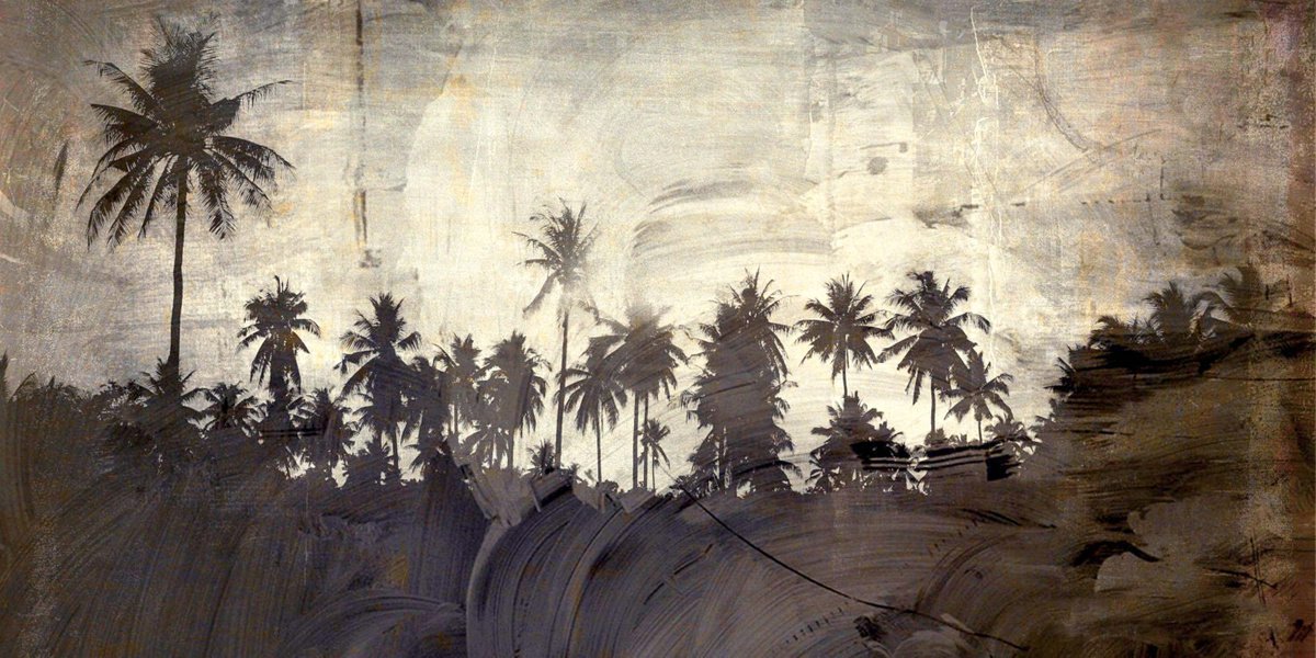 Abstract Landscape Photograph By Sven Pfrommer, 55 X 28", The Beach Xv, Original Artwork