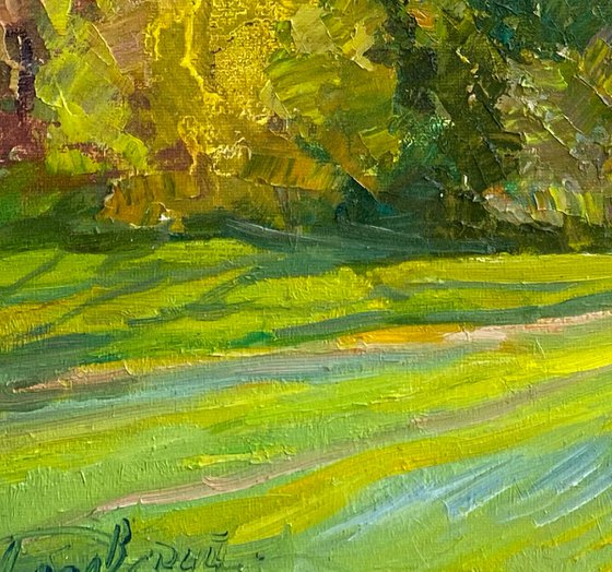 In the sunlight