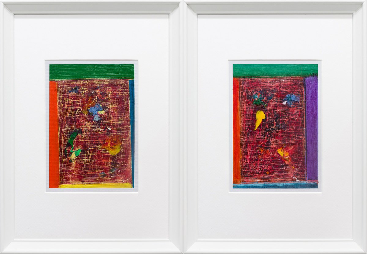 Set Of 2, Together. 03-04 By Venelinov, 19 X 13, Artwork For Sale On Artfinder