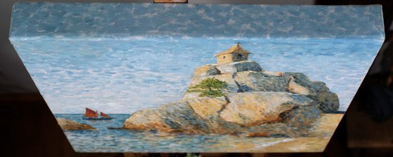 Chapel on the rocks Brittany