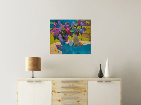 Irises and Lilacs