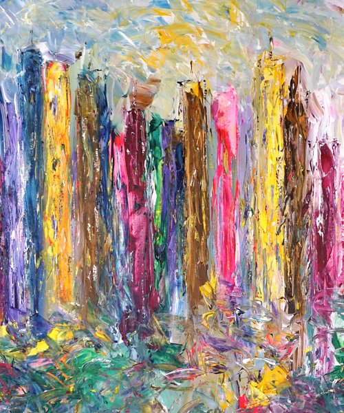 City Skyline E 1 by Peter Nottrott