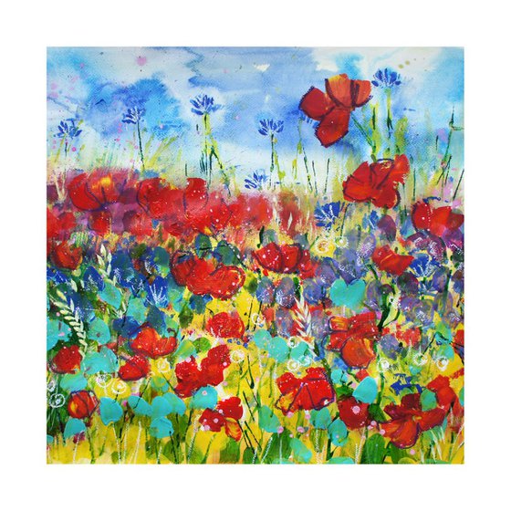 Poppies and Cornflowers