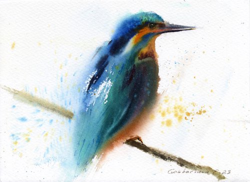 Kingfisher by Eugenia Gorbacheva