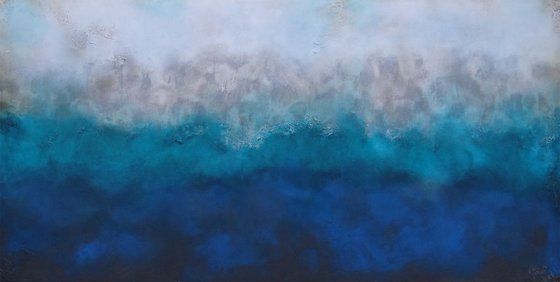 seascaping blue (140 x 70 cm)
