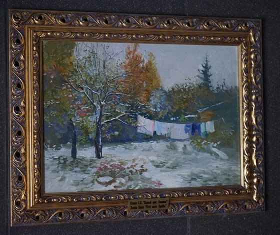 Opalikha. First snow
