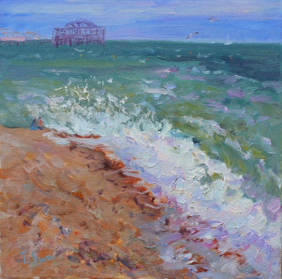 Brighton old pier. UK