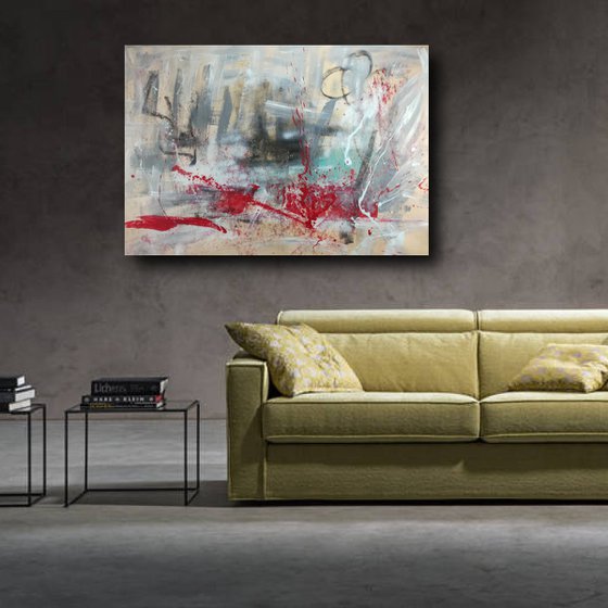 large abstract painting 120x80 cm-large wall art-title-c459