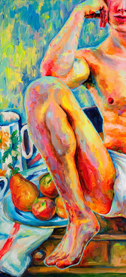 Still Life with Sugar(Study) by Oleksandr Balbyshev