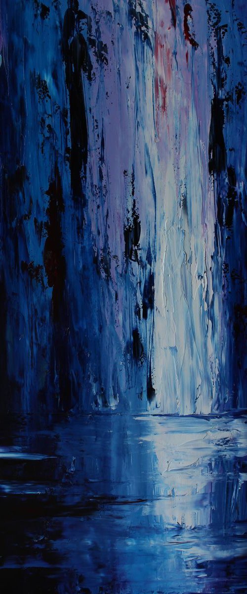 WATERFALL, 60X80CM by Anastasiia Novitskaya