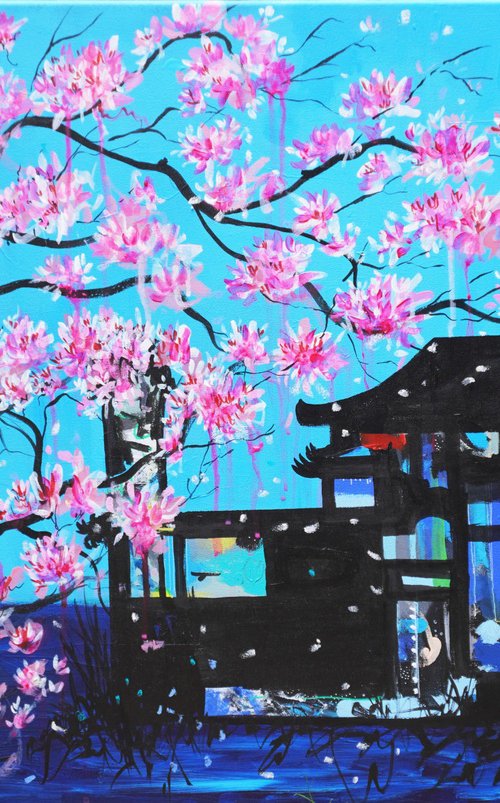 Sakura in Nara by Aasiri Wickremage