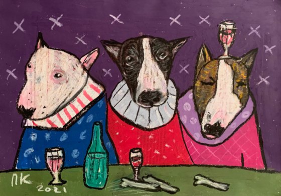 Drinking dogs #4