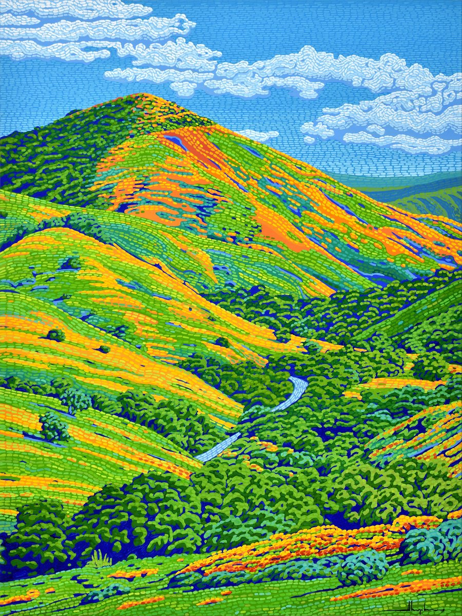  California Hills #2 By Alex Nizovsky, 30 X 40, Artwork For Sale On Artfinder