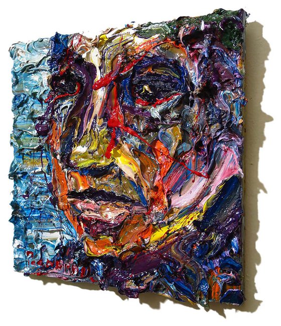 Original Oil Painting Abstract Expressionism Impressionism Portrait
